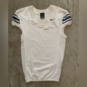 Nike Football Jersey Adult White And Blue Stripes Men’s Size L
